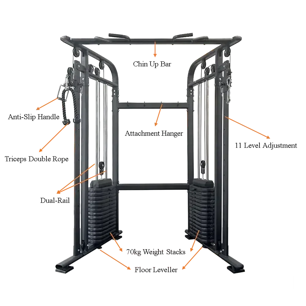 جهاز كيبل كروس (Cable Crossover Machine FN-15)