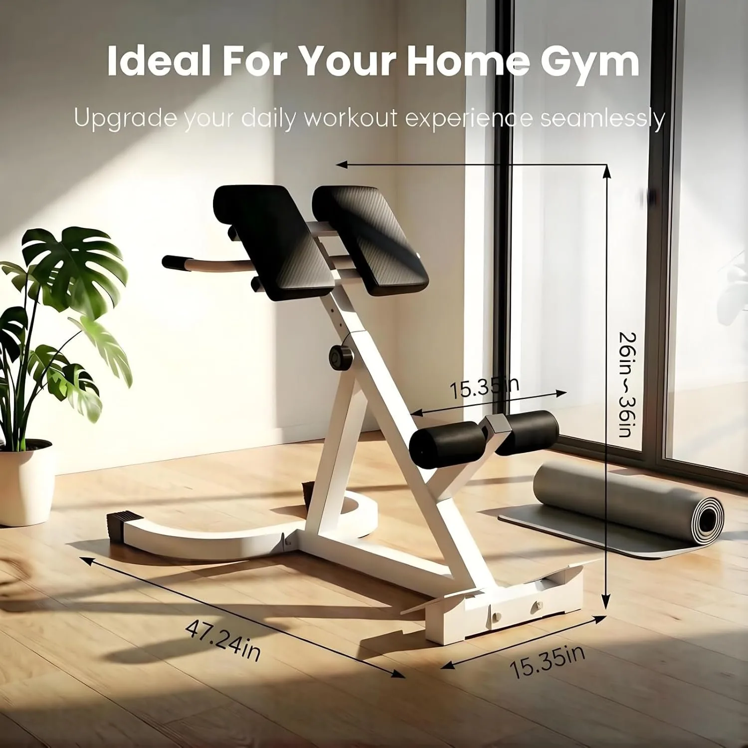كرسي “الروماني” المتطور (Roman Chair / Hyperextension Bench)
