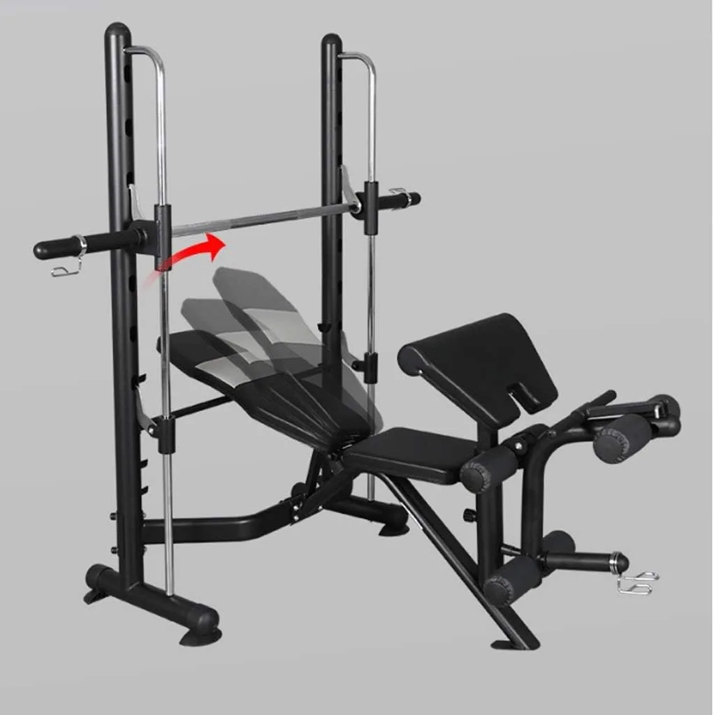 بنش تدريب احترافي مع نظام سميث المدمج (Smith Machine Bench)