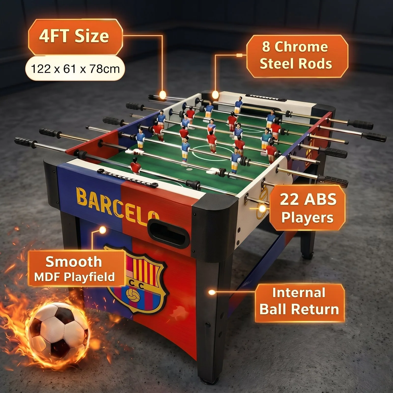 طاولة بيبي فوت (Foosball) للأطفا