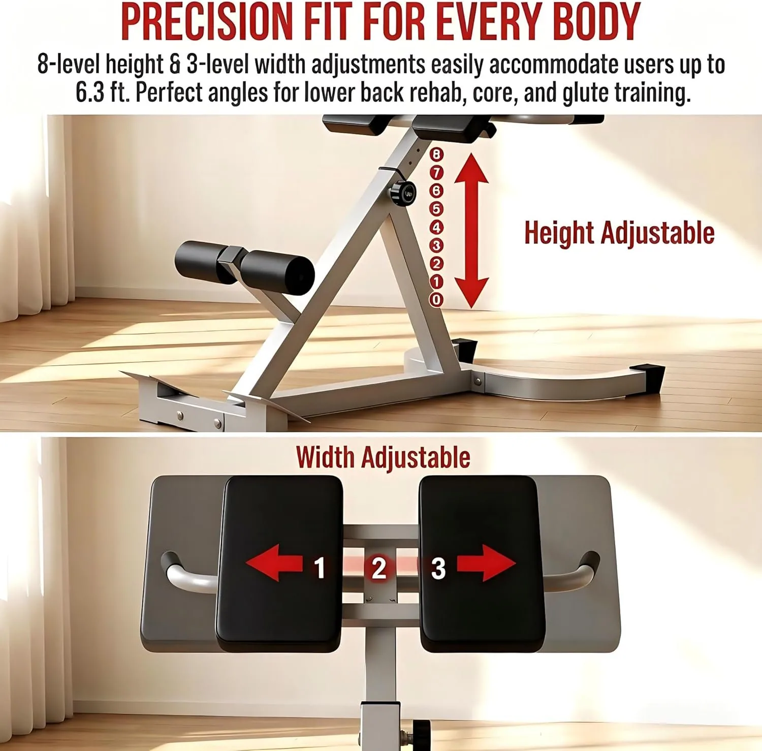 كرسي “الروماني” المتطور (Roman Chair / Hyperextension Bench)