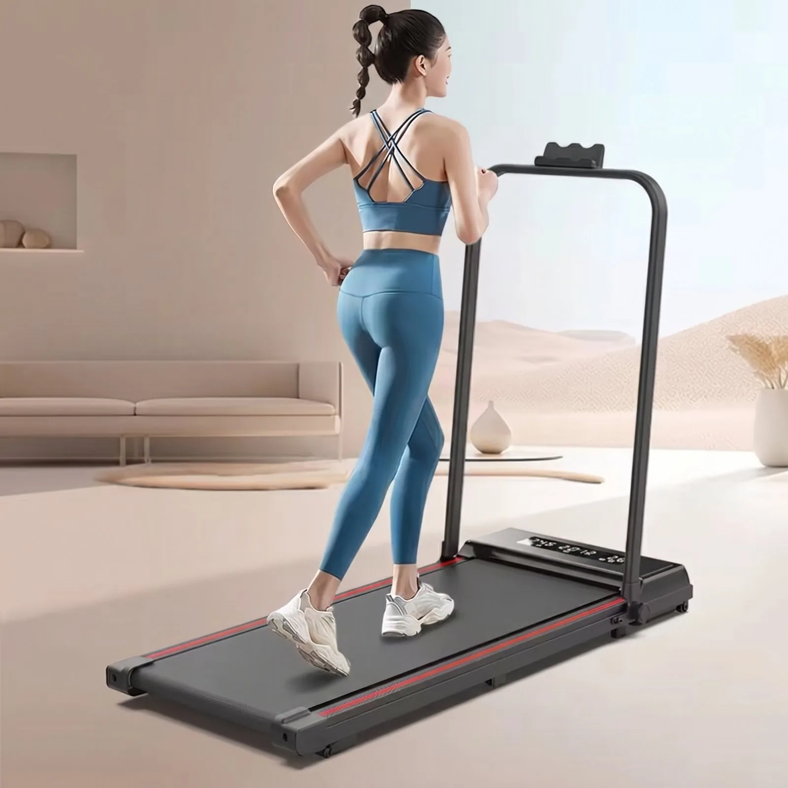 جهاز مشي كهربائي منزلي بتصميم مسطح