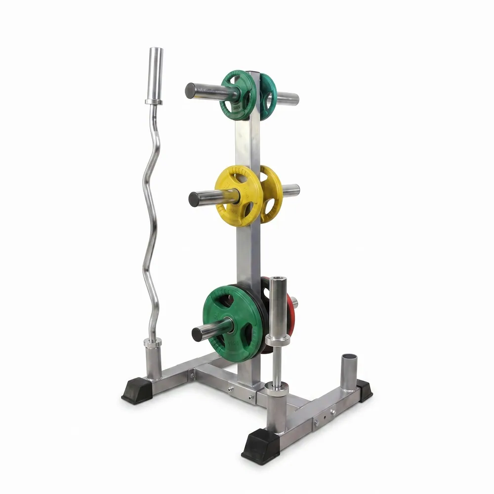 ستاند بارات وأوزان أولمبي (Olympic Weight Tree & Barbell Rack)