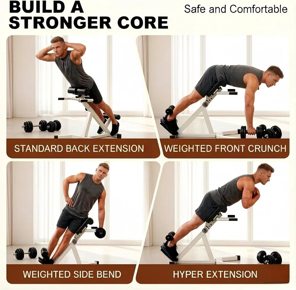كرسي “الروماني” المتطور (Roman Chair / Hyperextension Bench)