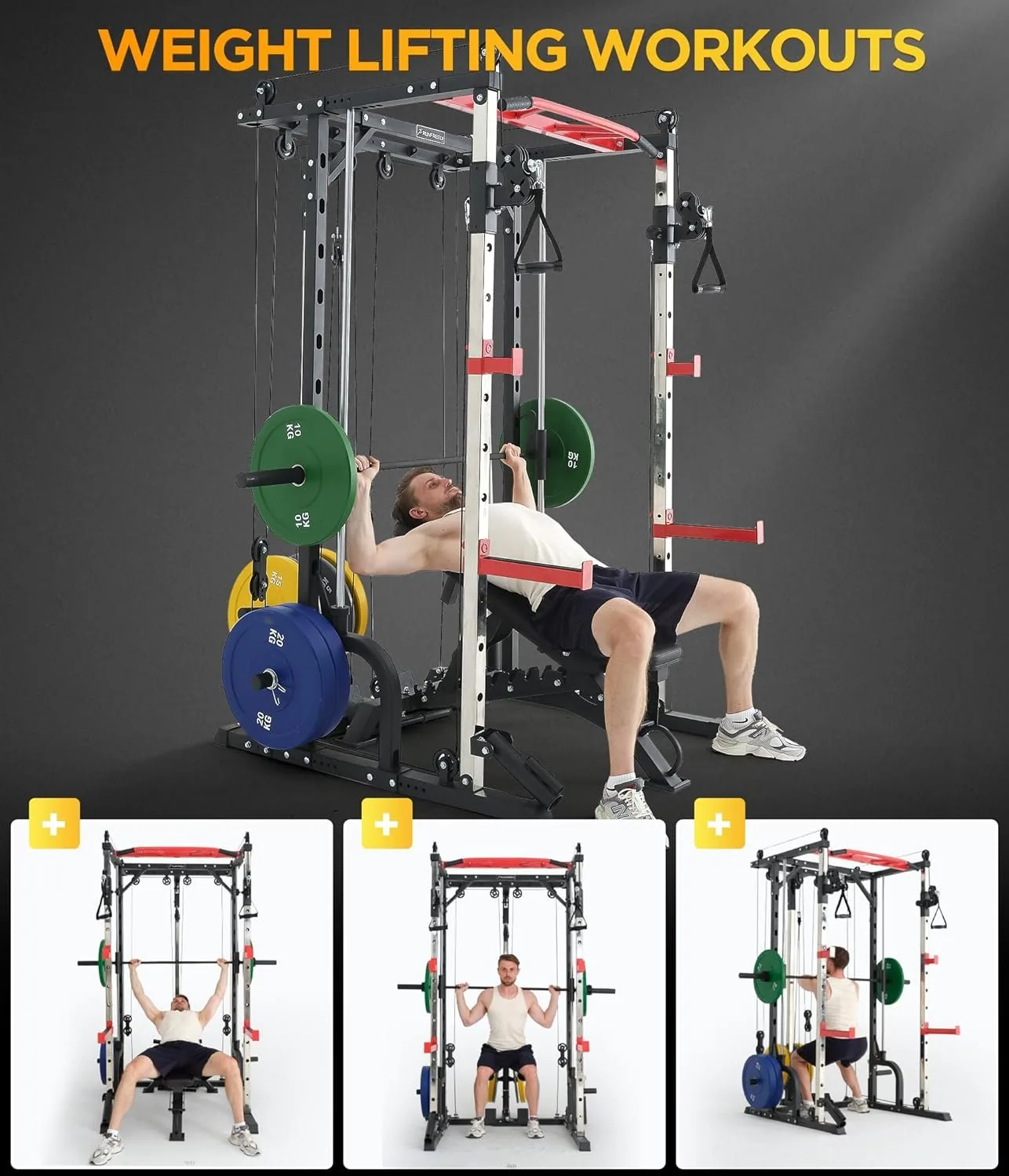 جهاز الكيبل سميث المتكامل (All-in-One Smith & Cable Machine)