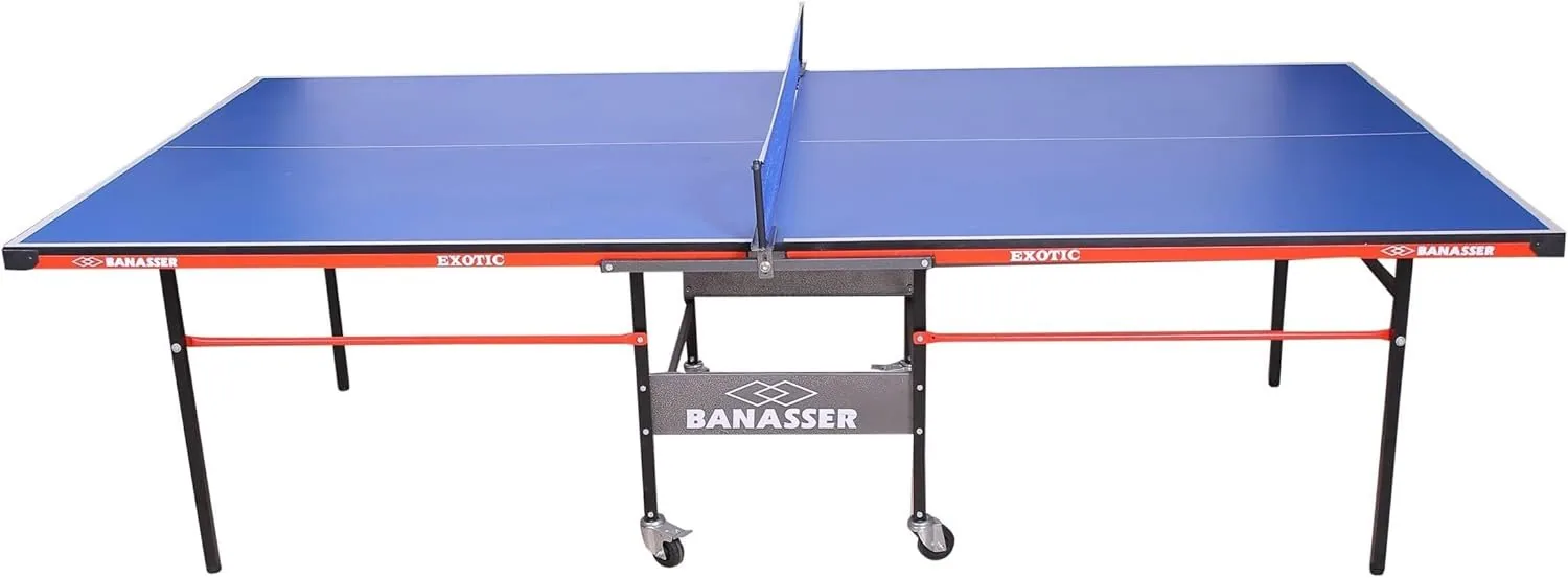 طاولة تنس الطاولة القابلة للطي (BANASSER Folding Table Tennis)