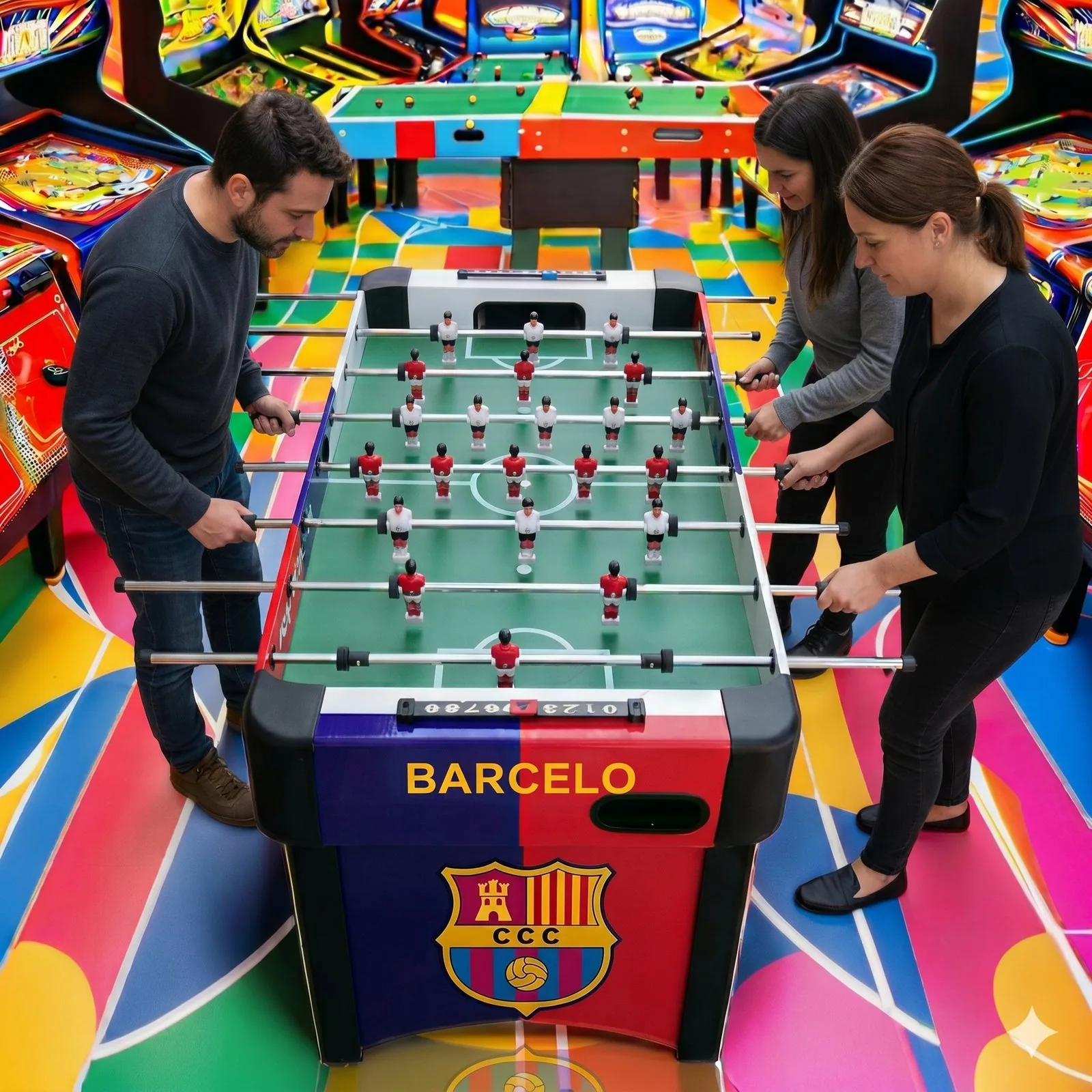 طاولة بيبي فوت (Foosball) للأطفا