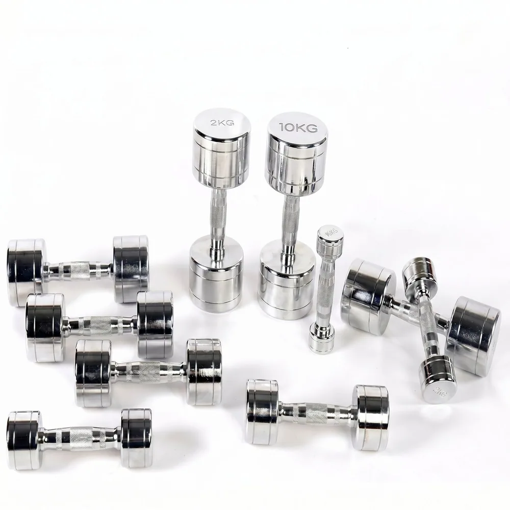 دامبلز ستانليس (Stainless Steel Dumbbells)