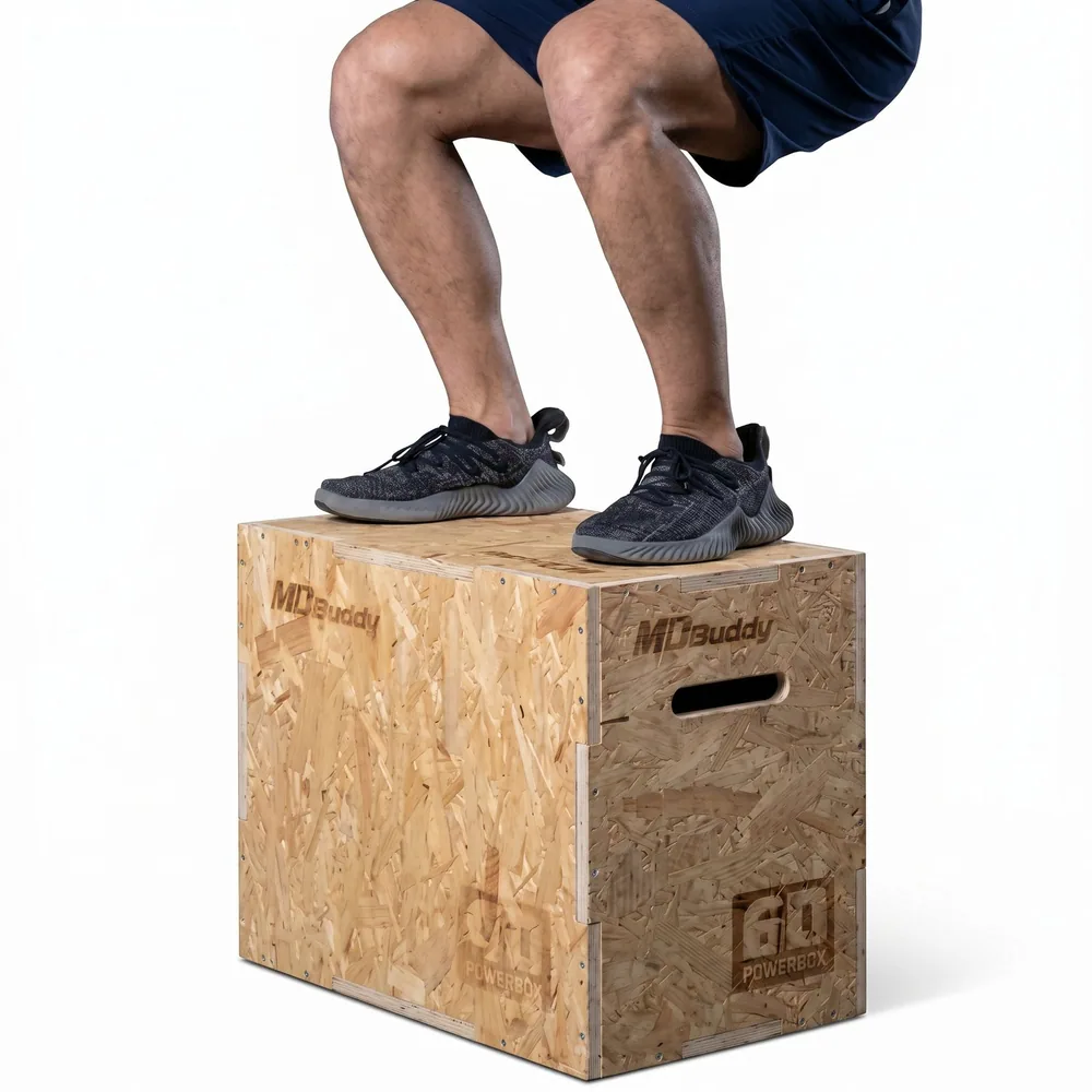 صندوق القفز الخشبي (Wooden Plyo Box)