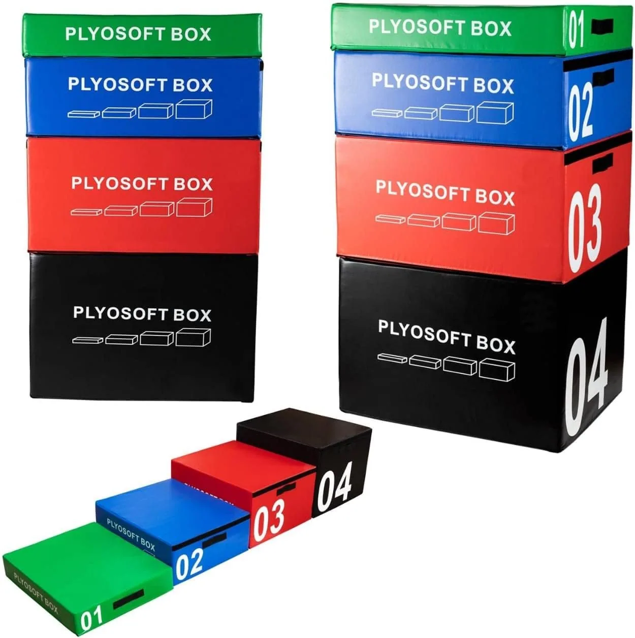 طقم صناديق القفز (Plyo Boxes)