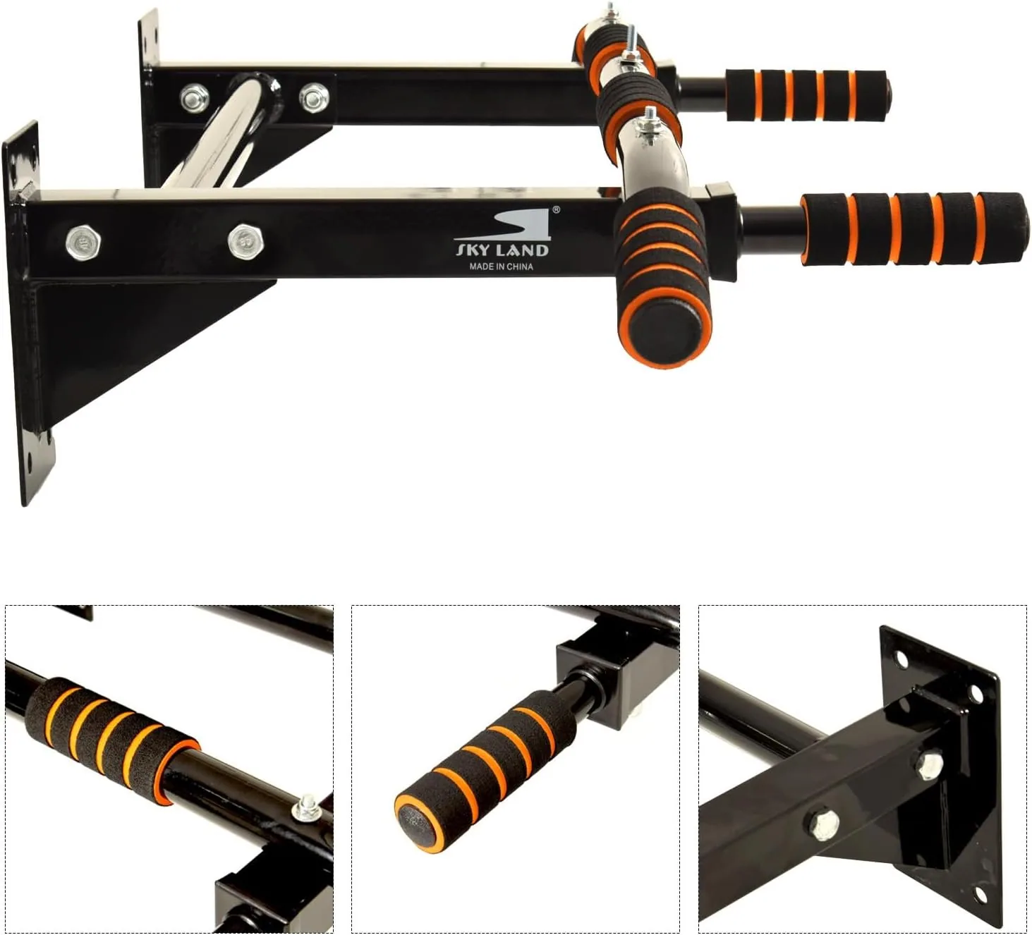 عقلة الحائط متعددة المقابض (Wall-Mounted Pull-Up Bar)