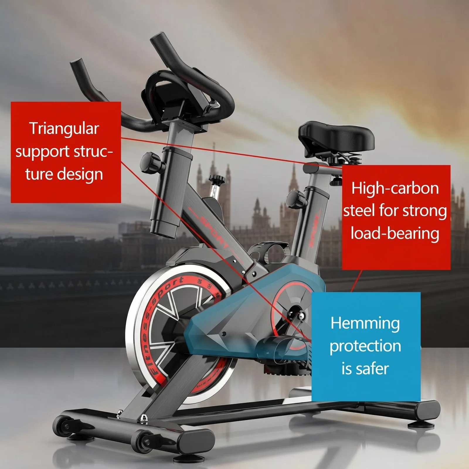الدراجة المنزلية الثابتة الاحترافية (dgdc Indoor Cycling Bike)